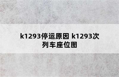 k1293停运原因 k1293次列车座位图